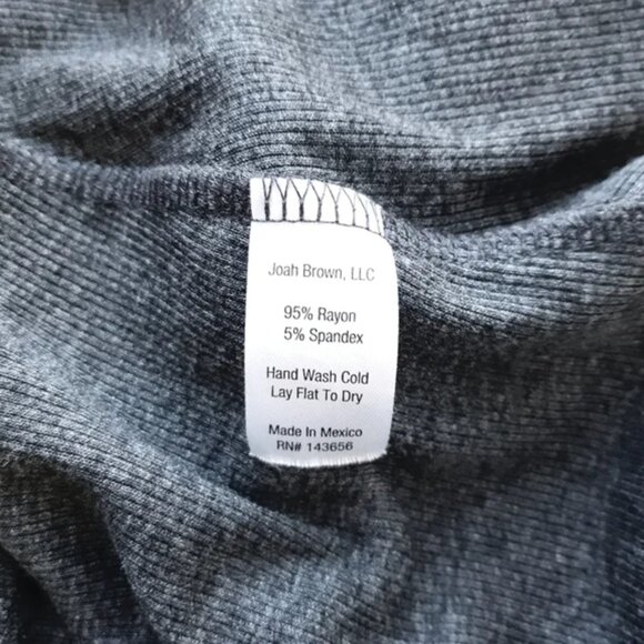 Joah Brown | Soleil Cardigan in Heather Gray Ribbed - Picture 6 of 6